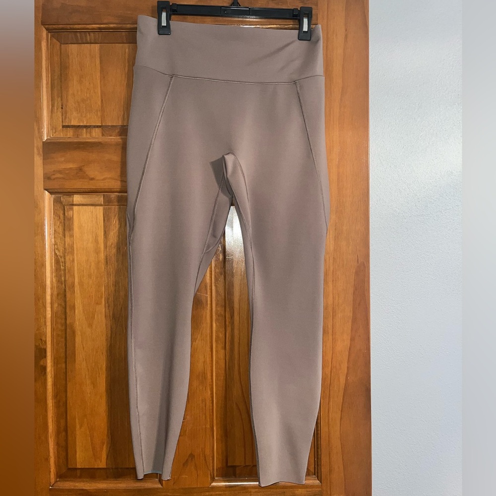 Nike Taupe High-Waist Leggings